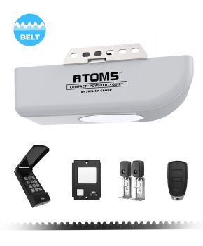 ½ HPf Atoms Belt Garage Door Opener, Model: ATR-1612BK