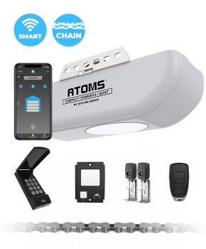 ½ HPf Atoms Chain Garage Door Opener with Wi-Fi Connectivity, Model: ATR-1612CKW