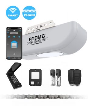 ½ HPf Atoms Chain Garage Door Opener with Wi-Fi Connectivity, Model: ATR-1622CKW