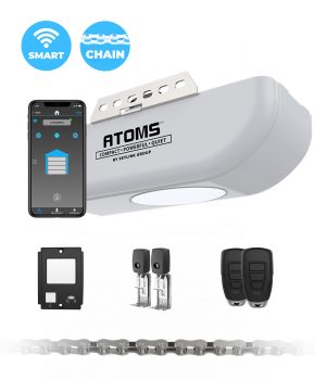 ¾ HPf Atoms Chain Garage Door Opener with Wi-Fi Connectivity, Model: ATR-1722CW